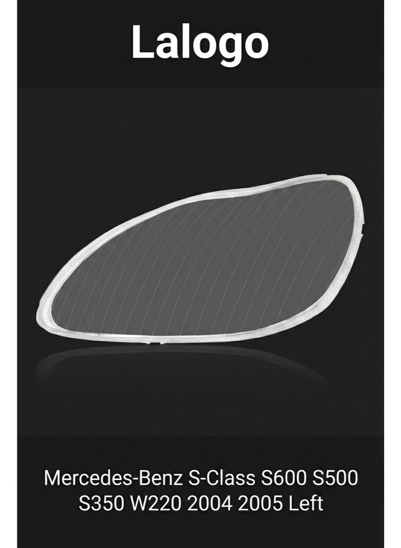 Headlight Lens Cover for Mercedes-Benz S-Class S600 S500 S350 W220 2004 2005 Left-10901004L